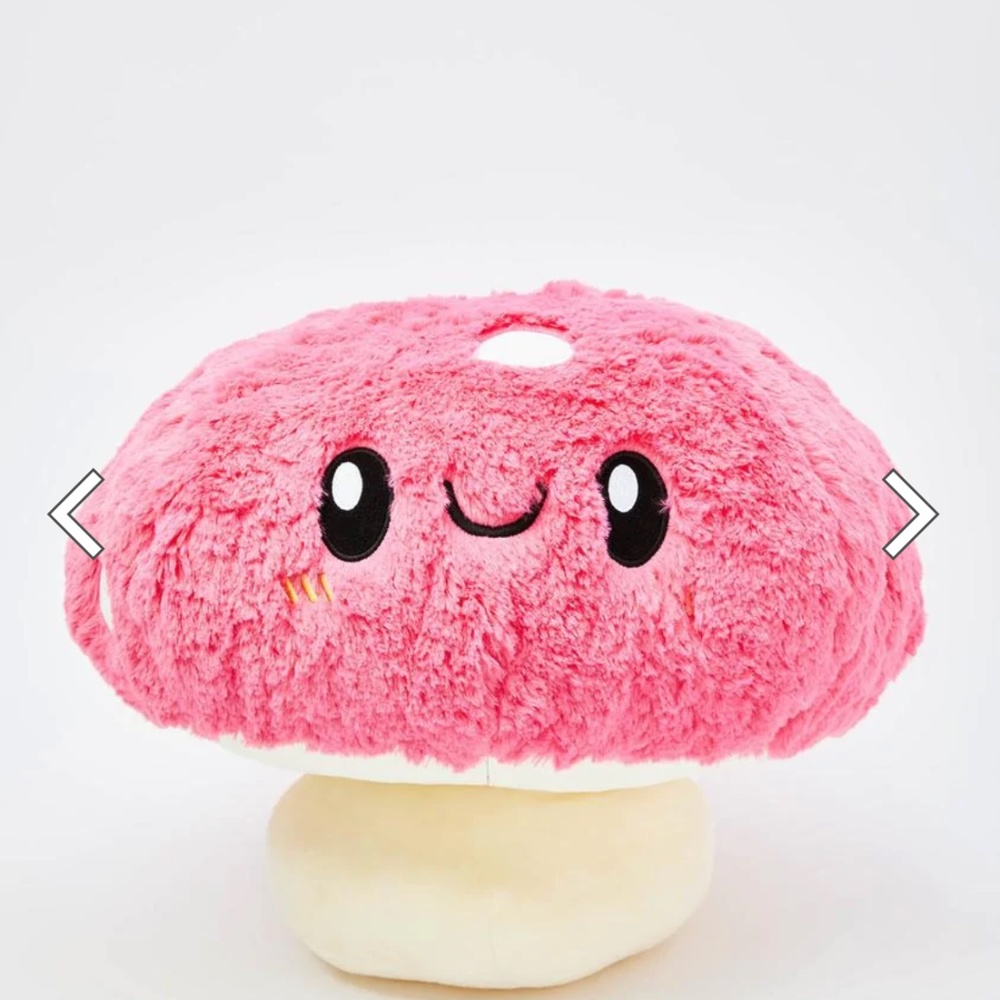 Squishable Pink mushroom 15-inch plushie
